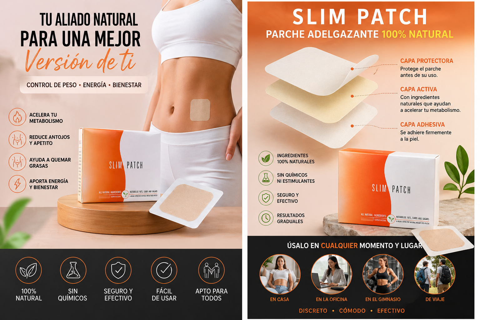 SLIM PATCH - PARCHE ADELGAZANTE 30 UNIDA