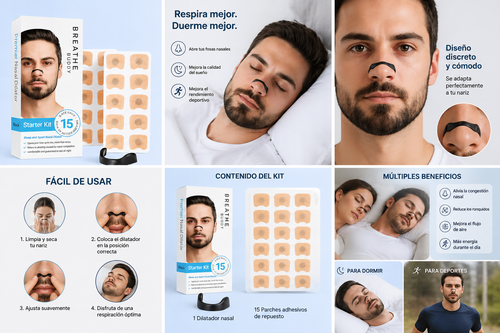 Respira Mejor en 2 Seg - Dilatador Nasal RespiraPlus Magnético